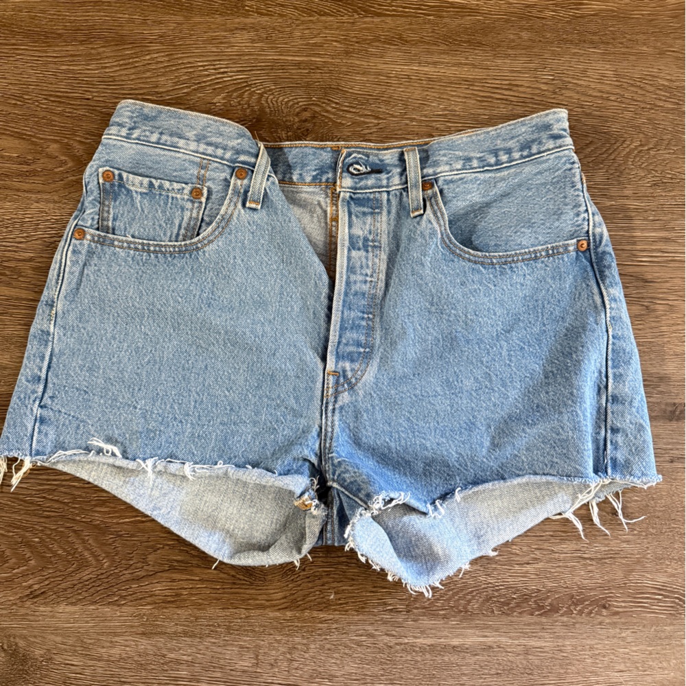 Levi Denim Blue Women's Shorts